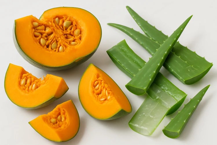 Pumpkin & aloe vera for comfort
